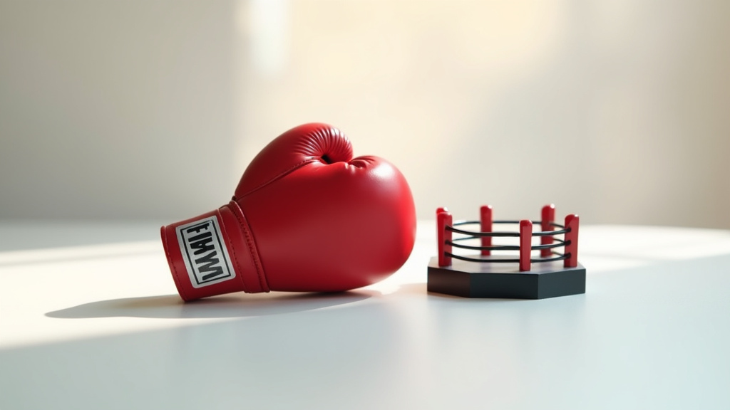 Écran de télévision diffusant un combat UFC sur RMC Sport