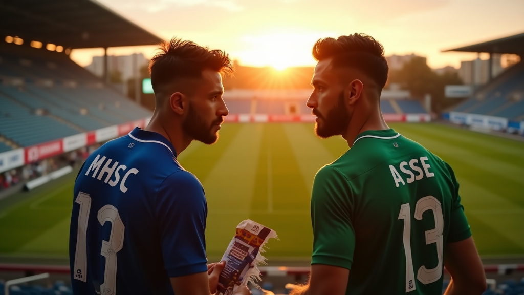 Atmosphère électrique lors d'un match entre Montpellier Hérault SC et AS Saint-Étienne au stade de La Mosson