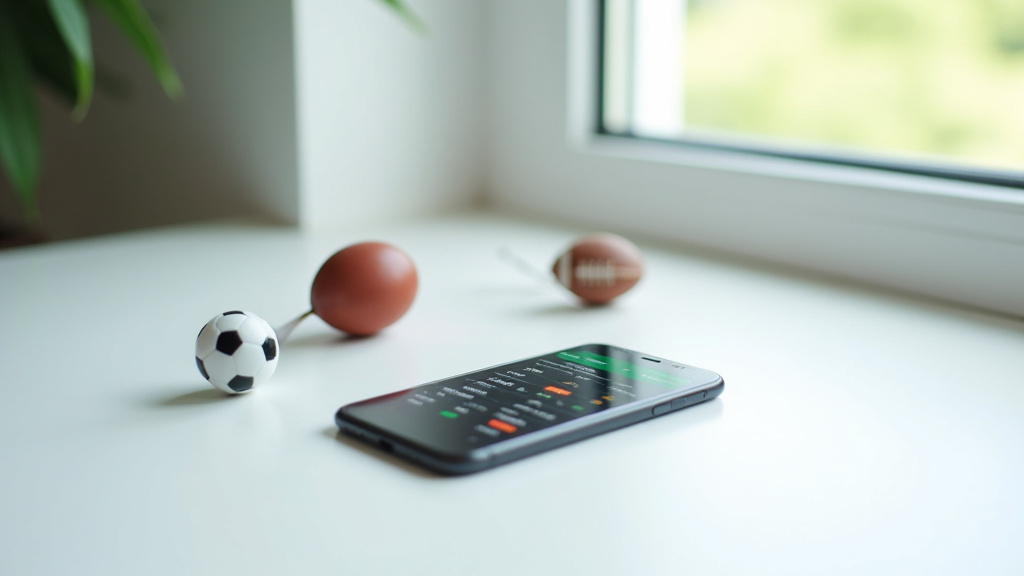 Interface d'une application de suivi des résultats sportifs en direct montrant des scores en temps réel